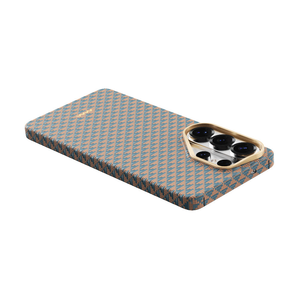 Galaxy S26 Ultra Kılıf M-safe Şarj Özellikli Raptic Aramid Skin Origin Serisi Karbon Kılıf