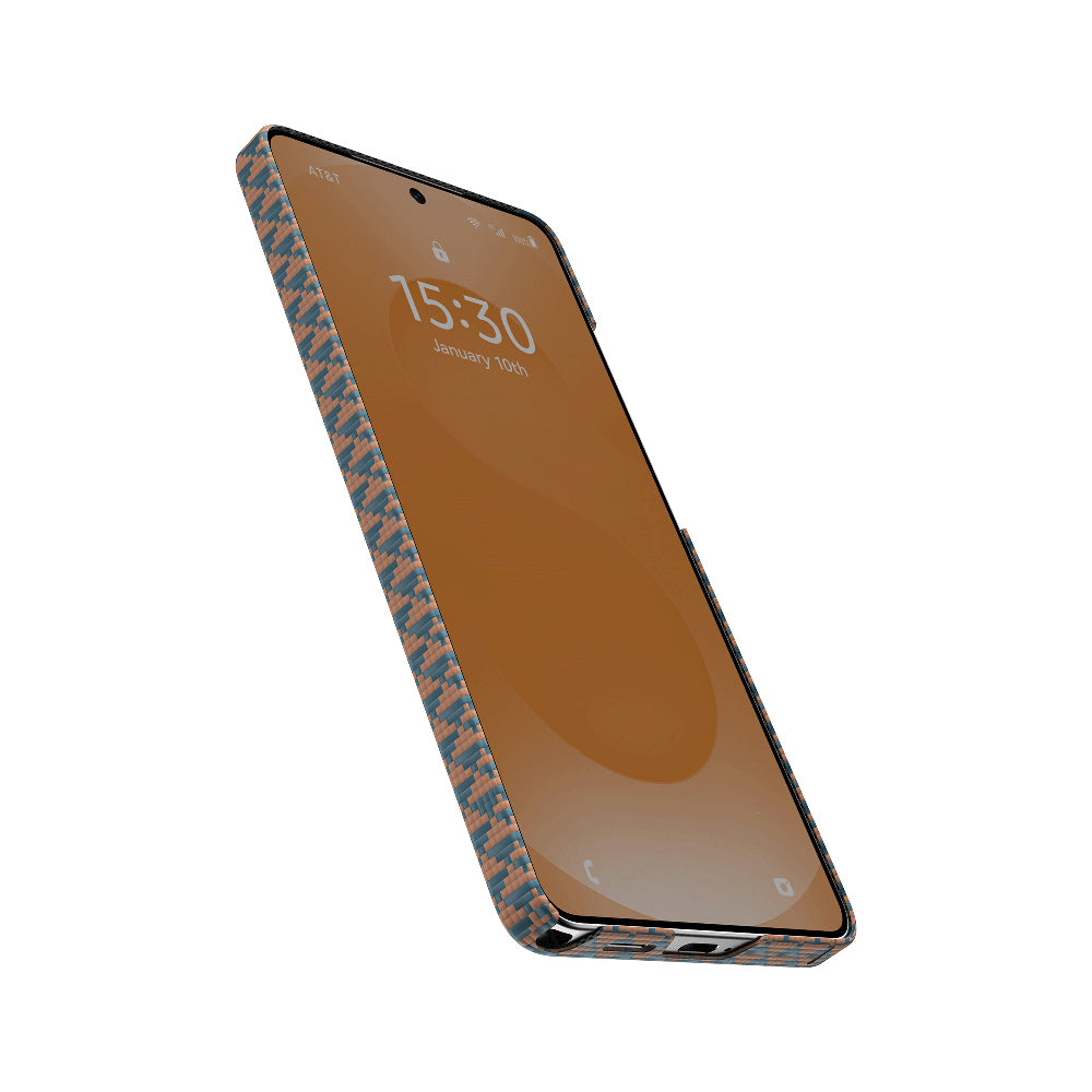 Galaxy S26 Ultra Kılıf M-safe Şarj Özellikli Raptic Aramid Skin Origin Serisi Karbon Kılıf