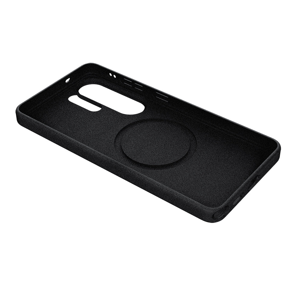 Galaxy S26 Ultra Kılıf M-safe Şarj Özellikli Velvet-Fluff Kaplama Wlons Adev Kılıf