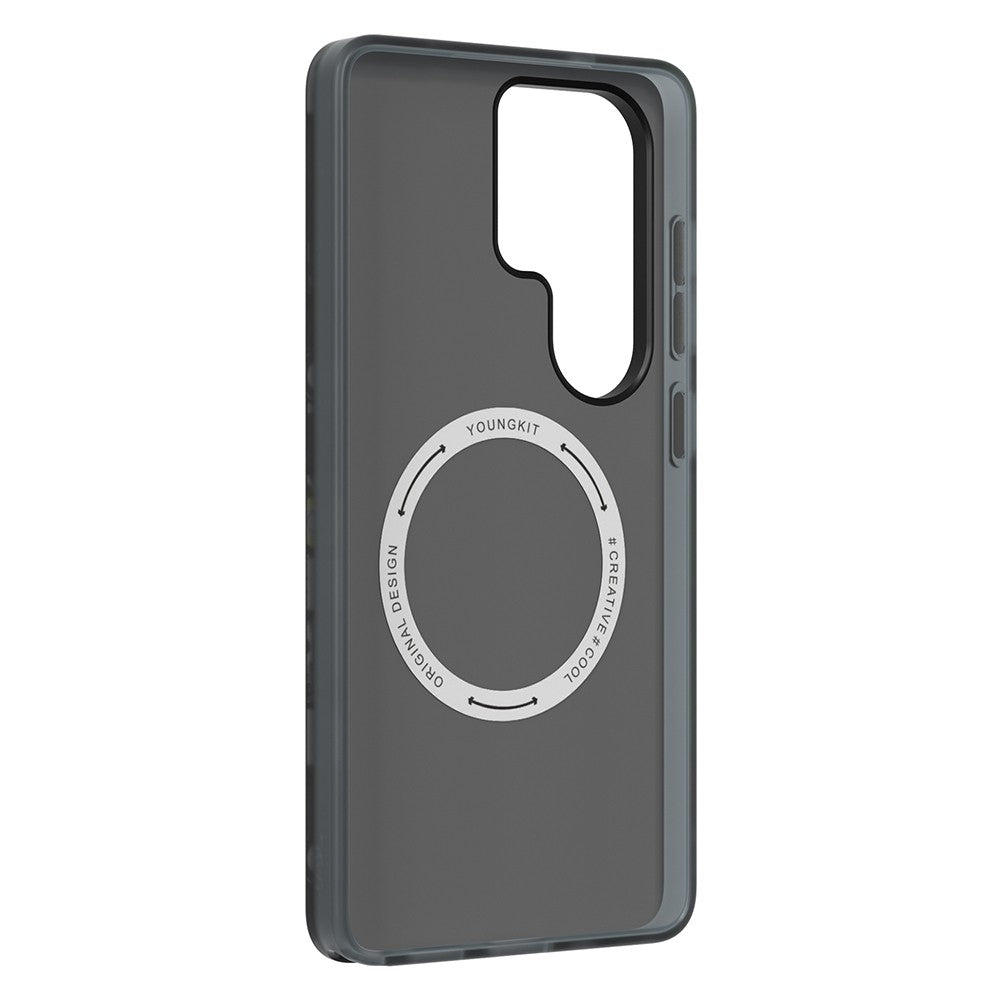 Galaxy S26 Ultra Kılıf M-Safe Şarj Özellikli Youngkit Camouflage Sykell Serisi Kılıf