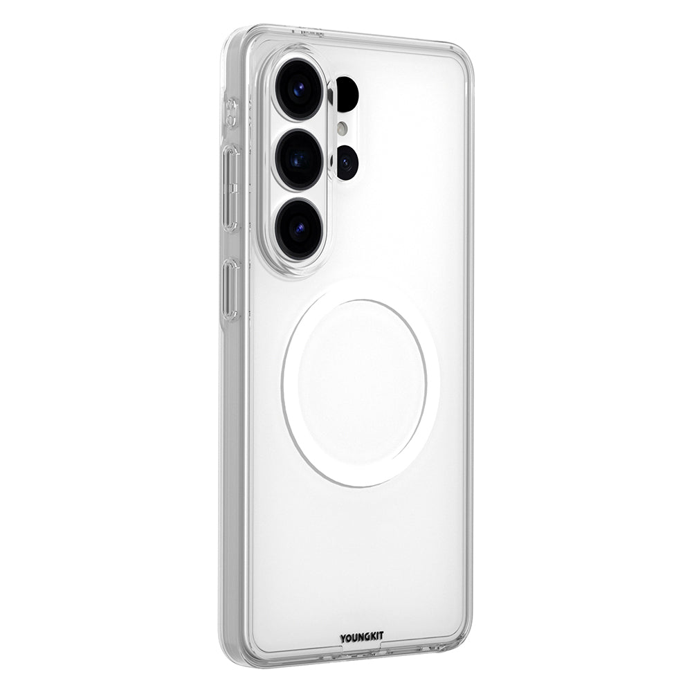 Galaxy S26 Ultra Kılıf M-safe Şarj Özellikli Youngkit Clear Serisi Kılıf