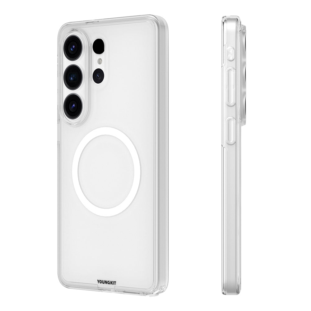 Galaxy S26 Ultra Kılıf M-safe Şarj Özellikli Youngkit Clear Serisi Kılıf