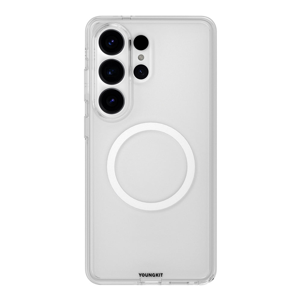 Galaxy S26 Ultra Kılıf M-safe Şarj Özellikli Youngkit Clear Serisi Kılıf