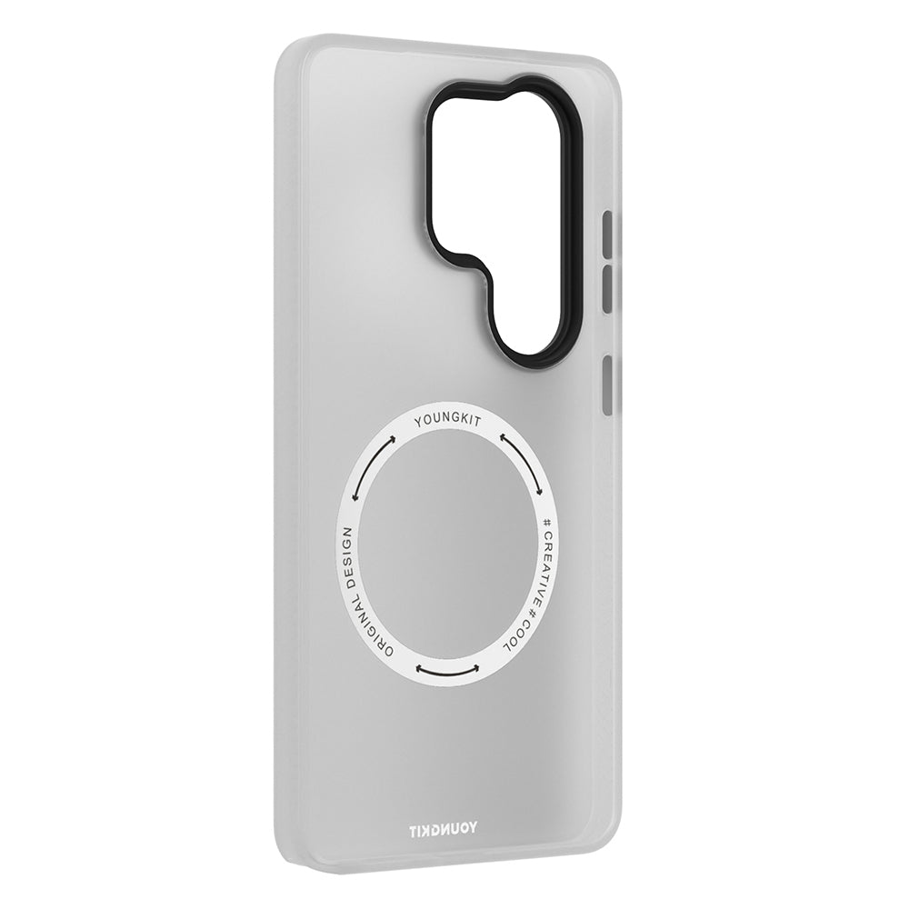 Galaxy S26 Ultra Kılıf M-safe Şarj Özellikli Youngkit Hidden Sand Serisi Kılıf