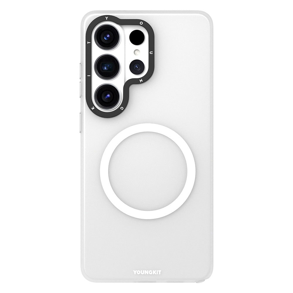 Galaxy S26 Ultra Kılıf M-safe Şarj Özellikli Youngkit Hidden Sand Serisi Kılıf