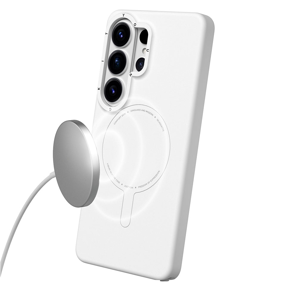 Galaxy S26 Ultra Kılıf M-Safe Şarj Özellikli Youngkit Morandi Serisi Kılıf