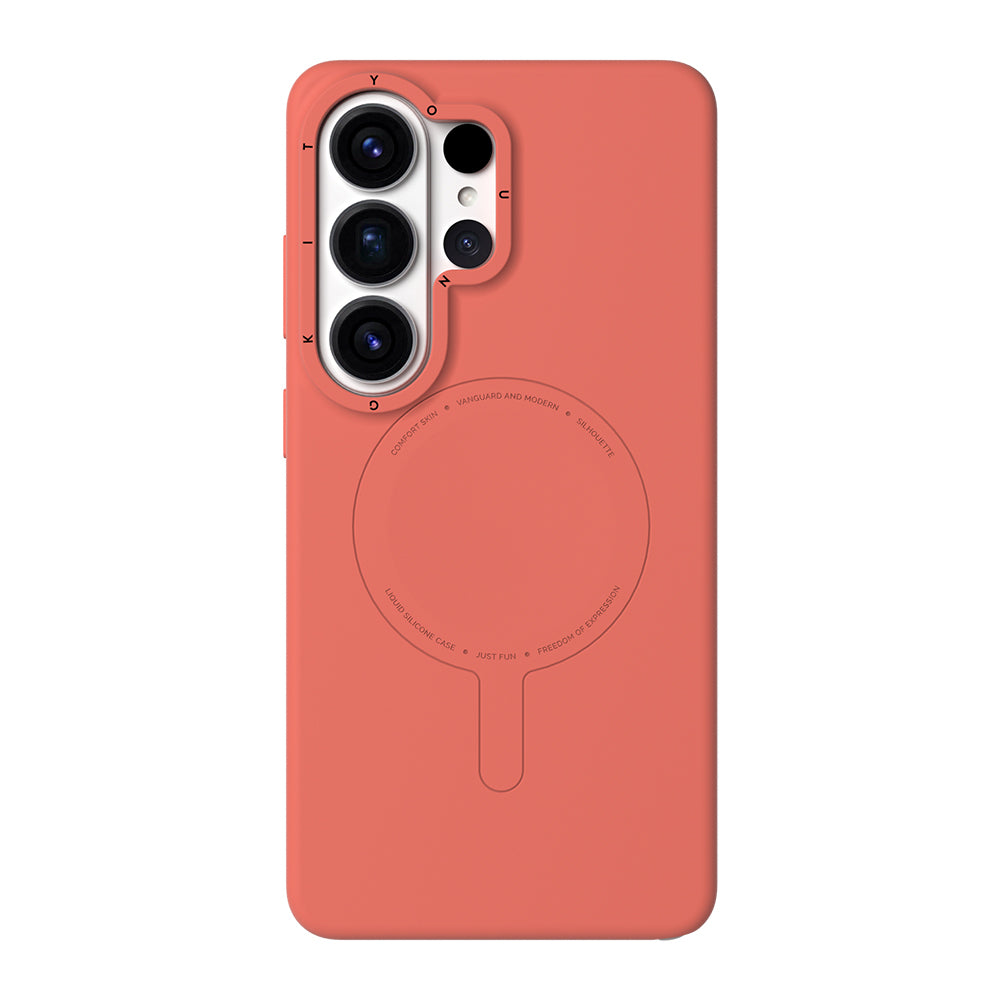 Galaxy S26 Ultra Kılıf M-Safe Şarj Özellikli Youngkit Morandi Serisi Kılıf
