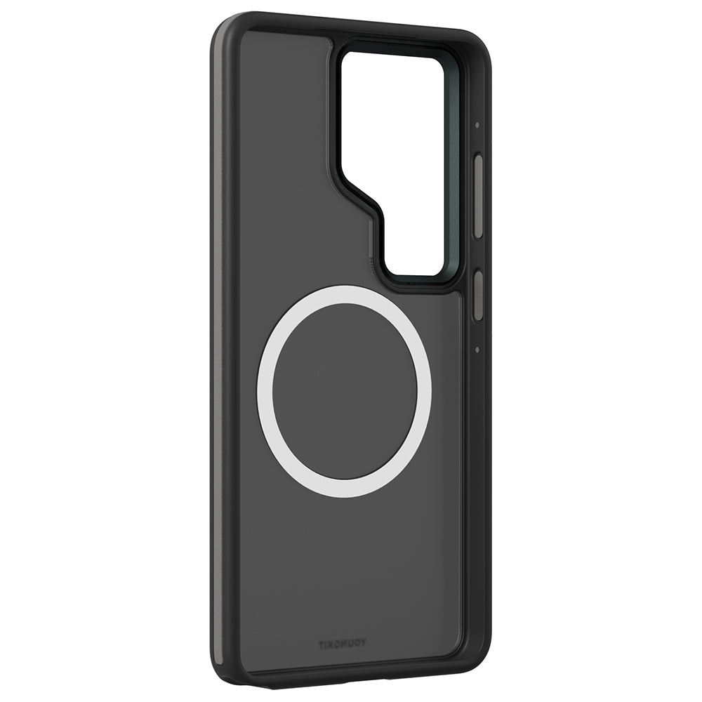 Galaxy S26 Ultra Kılıf M-safe Şarj Özellikli Youngkit Rock Sand Serisi Kılıf
