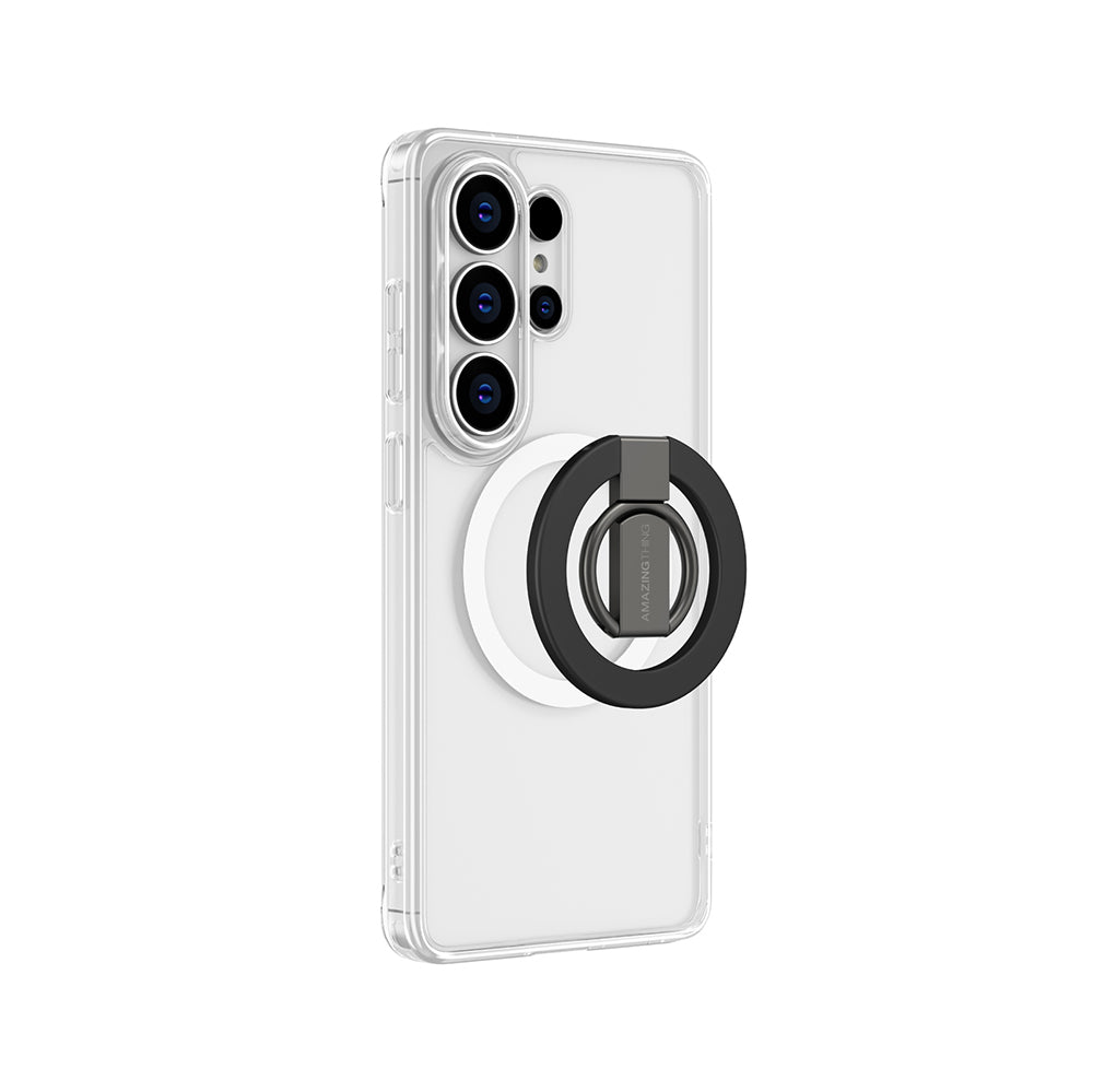 Galaxy S26 Ultra Kılıf M-safe Şarj Özellikli Yüzük Standlı Amazingthing Minimal Grip Serisi Kılıf