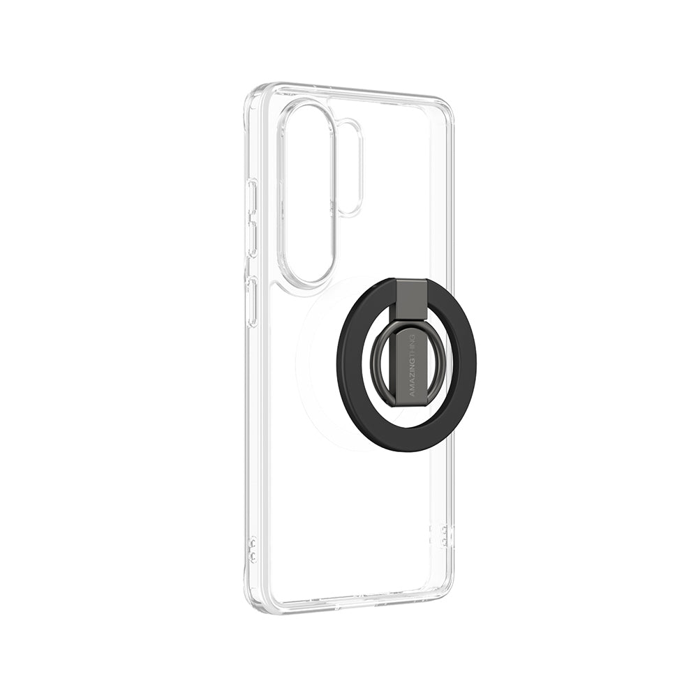 Galaxy S26 Ultra Kılıf M-safe Şarj Özellikli Yüzük Standlı Amazingthing Minimal Grip Serisi Kılıf
