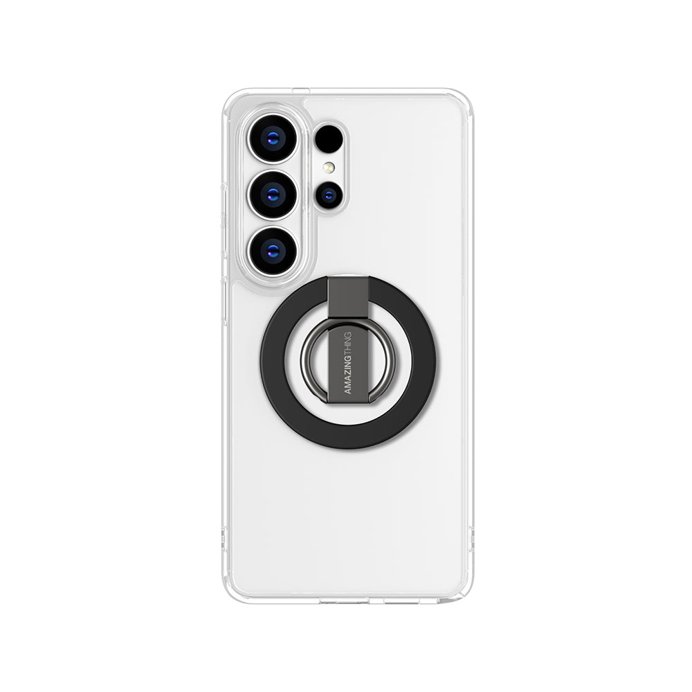Galaxy S26 Ultra Kılıf M-safe Şarj Özellikli Yüzük Standlı Amazingthing Minimal Grip Serisi Kılıf