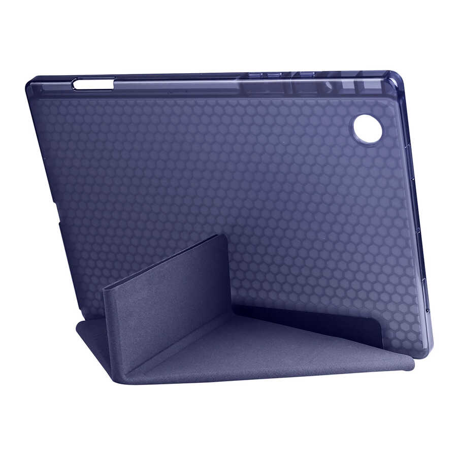 Galaxy Tab A8 10.5 SM-X200 (2021) Kılıf Zore Tri Folding Kalem Bölmeli Standlı Kılıf