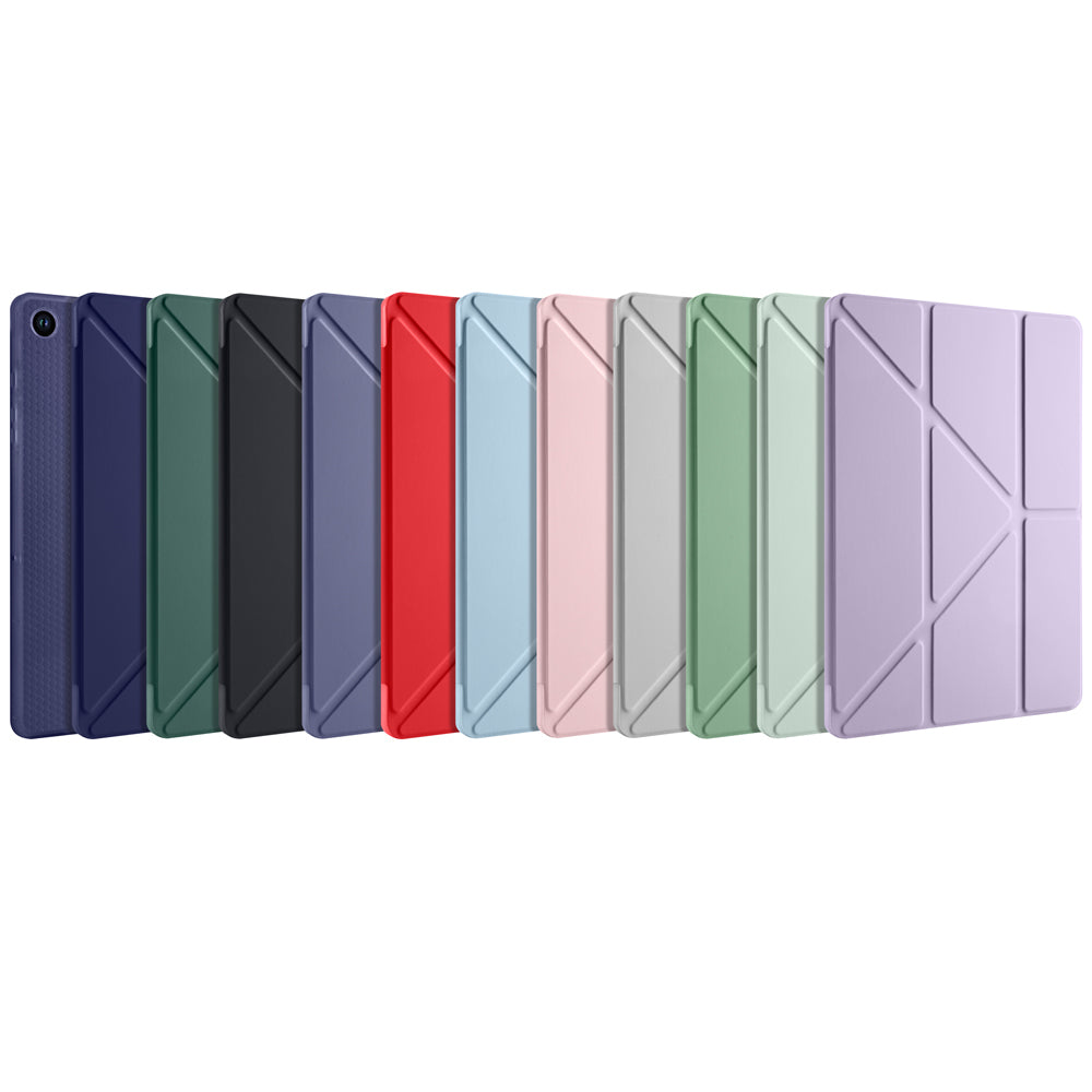 Galaxy Tab A9 Plus Kılıf Zore Tri Folding Kalem Bölmeli Standlı Kılıf