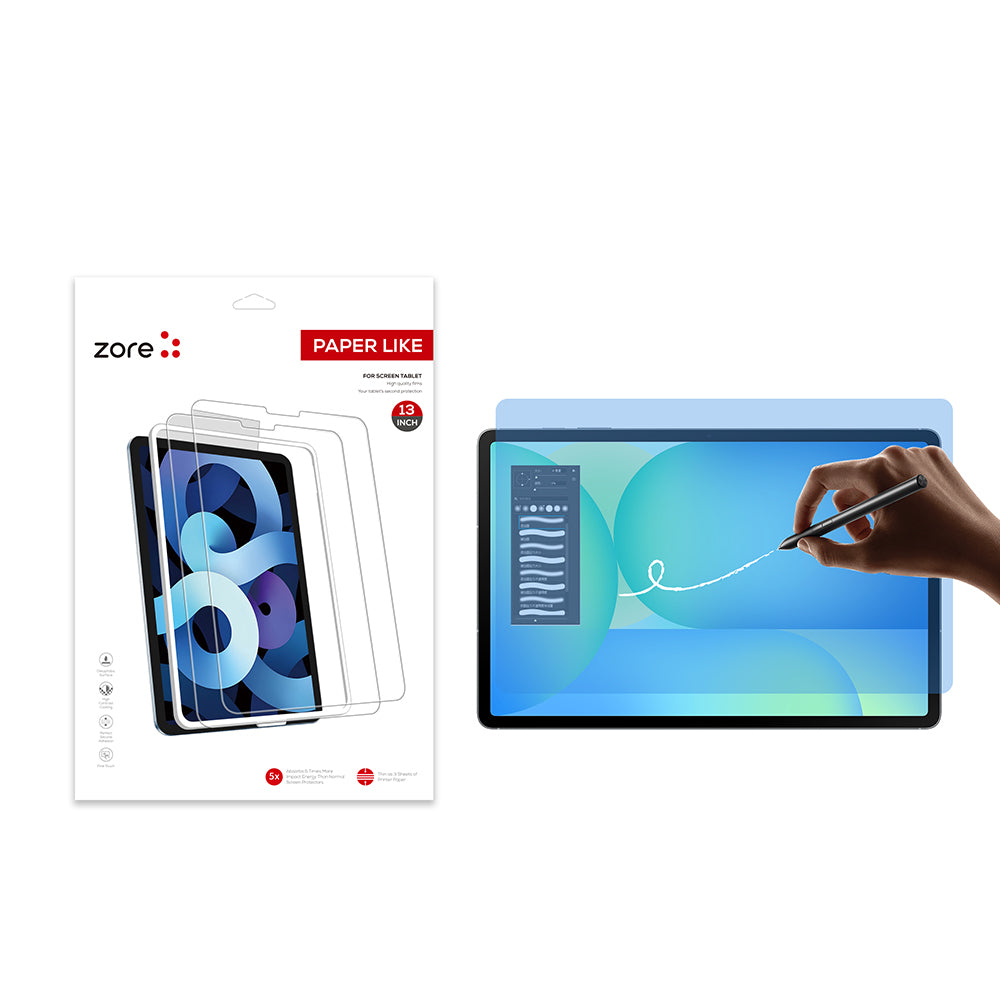 Galaxy Tab S10 FE Plus Kağıt Hisli Mat Zore Paper-Like Ekran Koruyucu