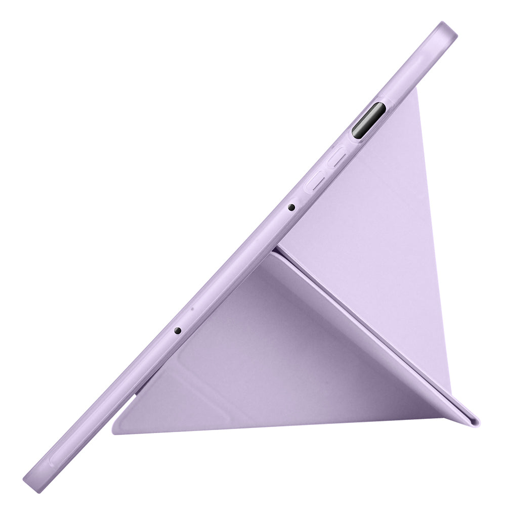 Galaxy Tab S10 Lite Kılıf Zore Tri Folding Kalem Bölmeli Standlı Kılıf