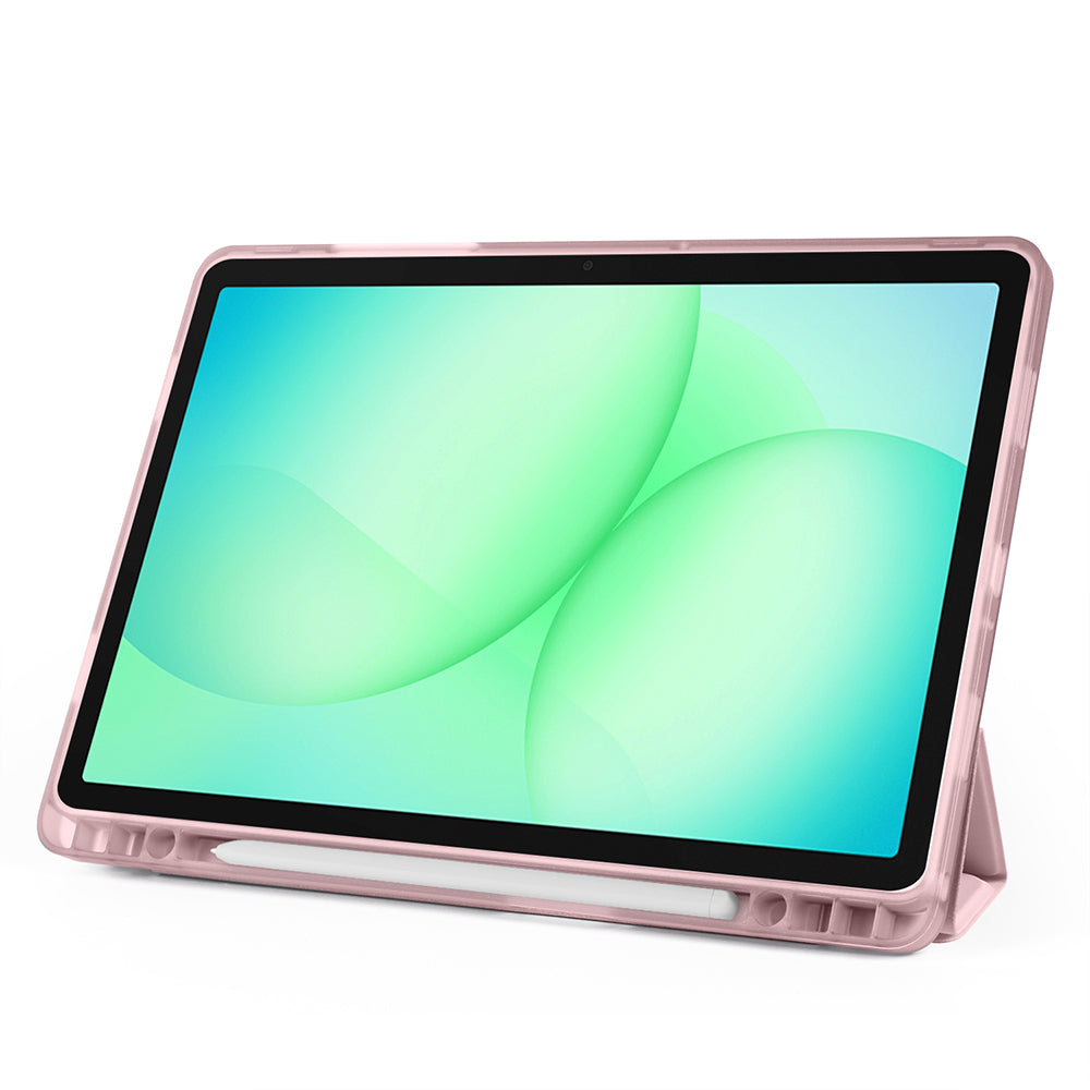 Galaxy Tab S11 Kılıf Zore Tri Folding Kalem Bölmeli Standlı Kılıf