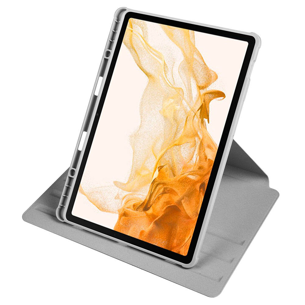 Galaxy Tab S9 Plus Kılıf Zore Termik Kalem Bölmeli Dönebilen Standlı Kılıf