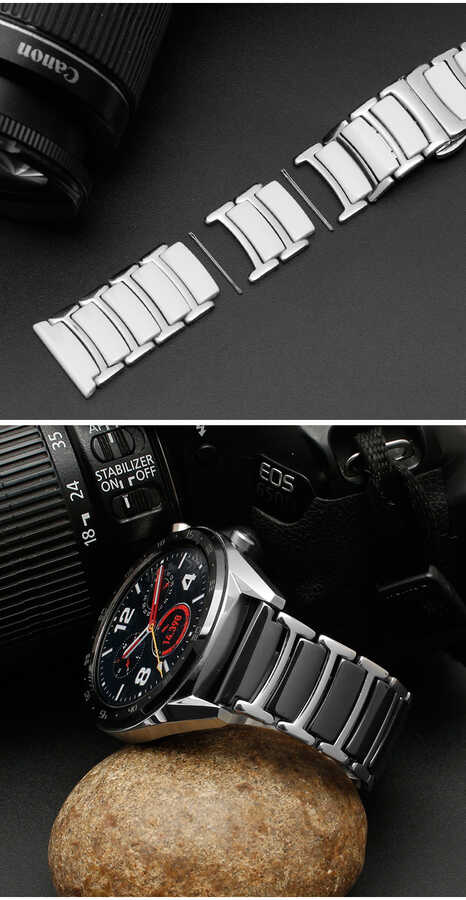 Galaxy Watch 42mm (20mm) Seramik Metal Kordon