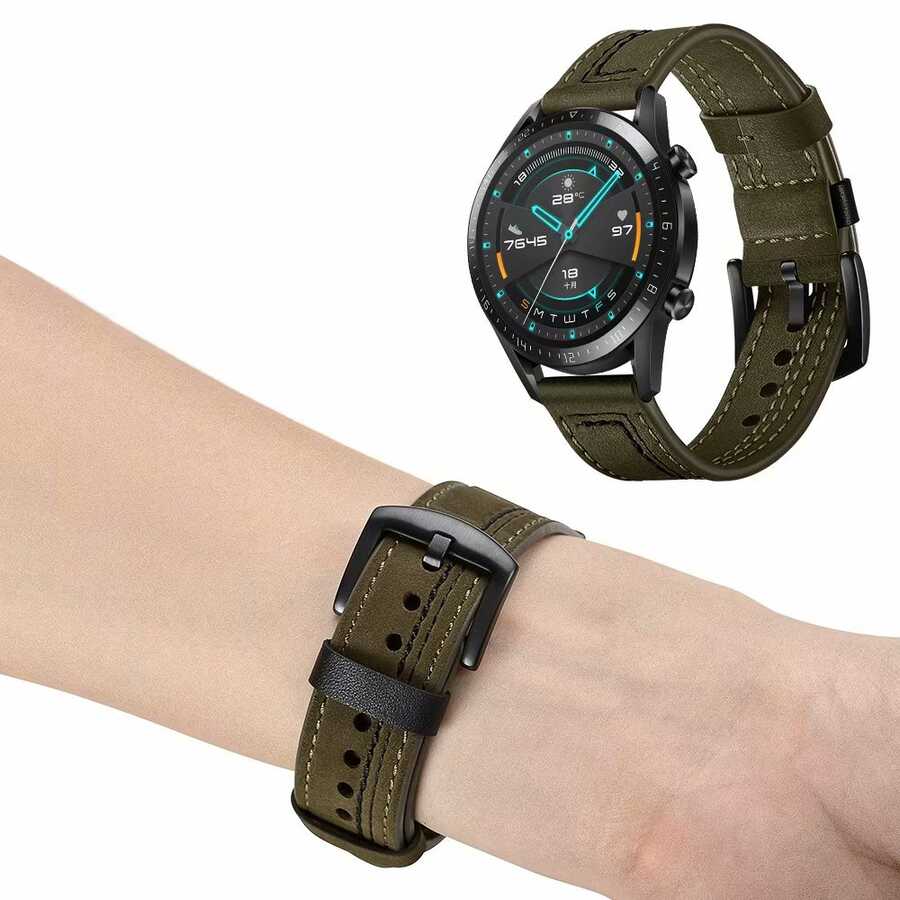 Galaxy Watch 46mm (22mm) KRD-19 Deri Kordon