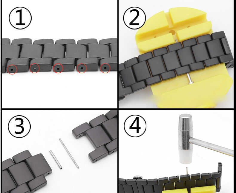 Galaxy Watch 46mm (22mm) Mat Seramik Metal Kordon