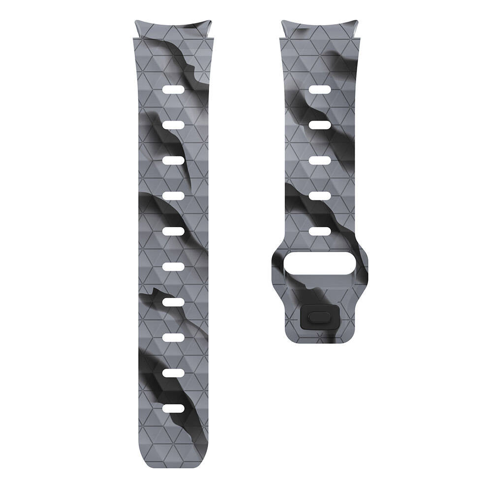 Galaxy Watch 5 44mm Zore KRD-116 20mm Futbol Desenli Spor Tasarımlı Silikon Kordon