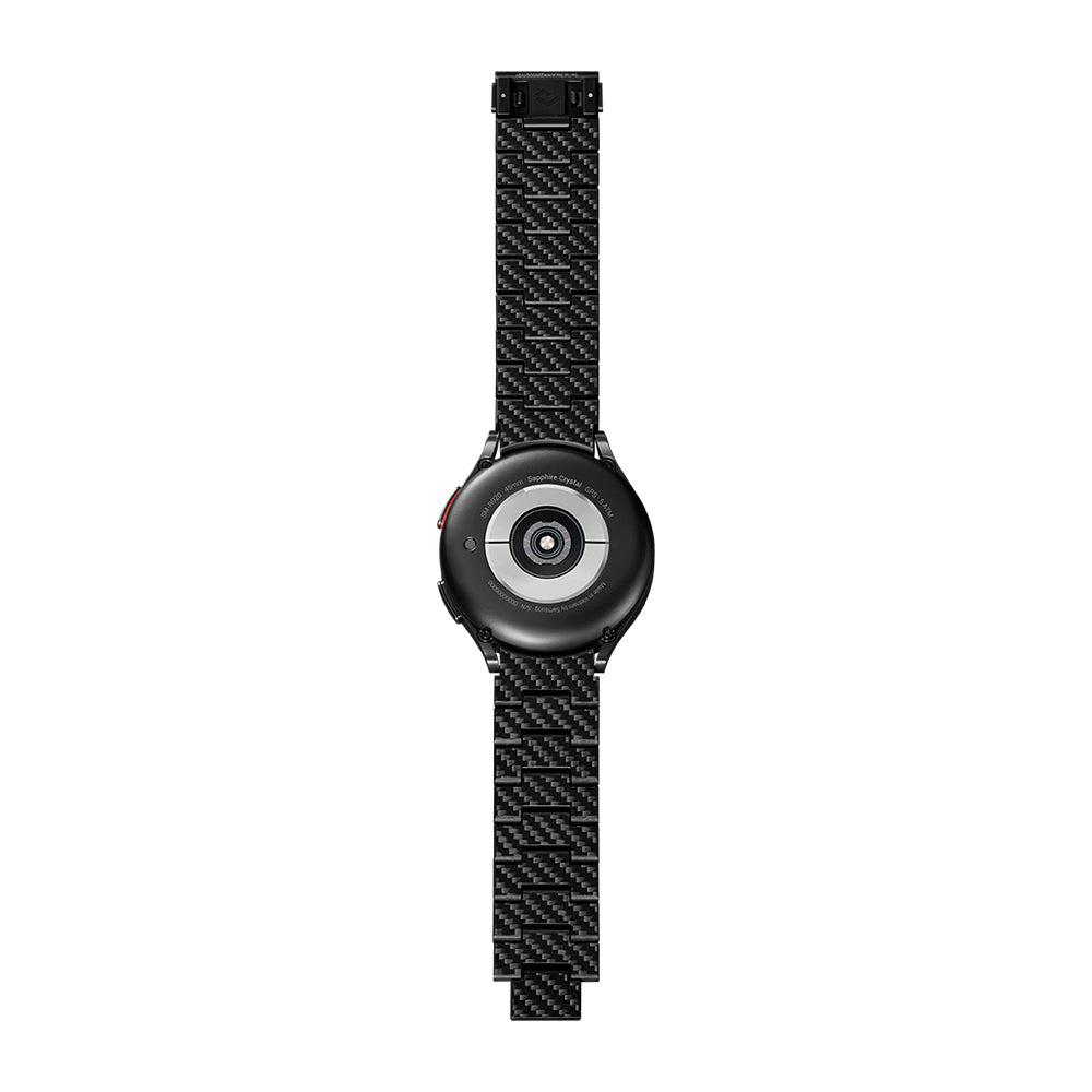 Galaxy Watch 7 40mm Karbon Fiber Pitaka Modern Serisi Black-Grey Twill Kordon