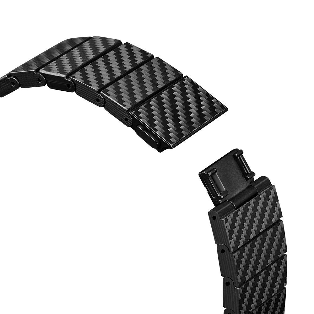 Galaxy Watch 7 40mm Karbon Fiber Pitaka Modern Serisi Black-Grey Twill Kordon