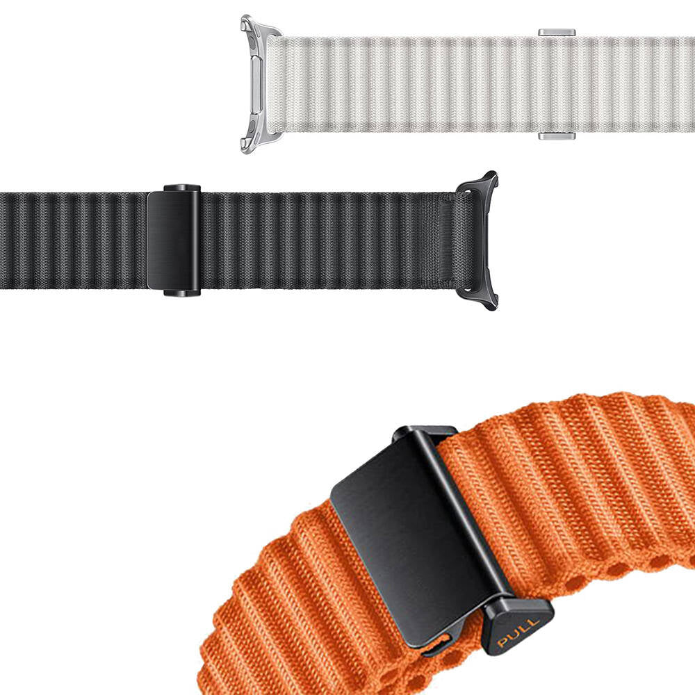 Galaxy Watch Ultra 47mm Zore KRD-120 Naylon Kumaş Hasır Örgülü Kordon