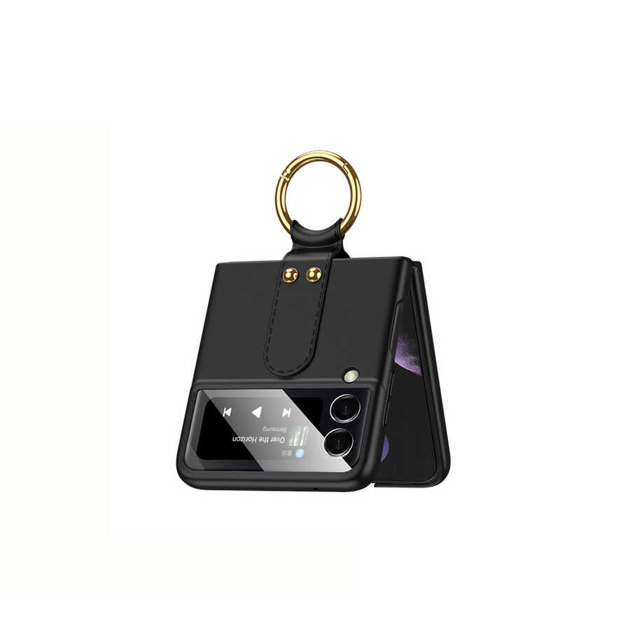 Galaxy Z Flip 3 Kılıf Zore Flip Ring Kıpta Kılıf