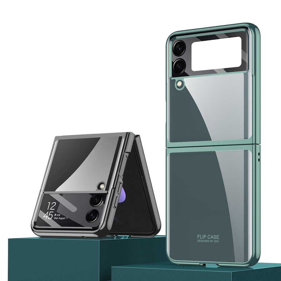 Galaxy Z Flip 4 Kılıf Zore Kıpta Lensli Kılıf