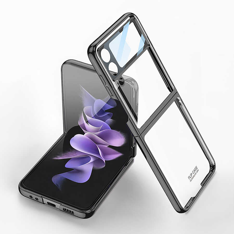 Galaxy Z Flip 4 Kılıf Zore Kıpta Lensli Kılıf
