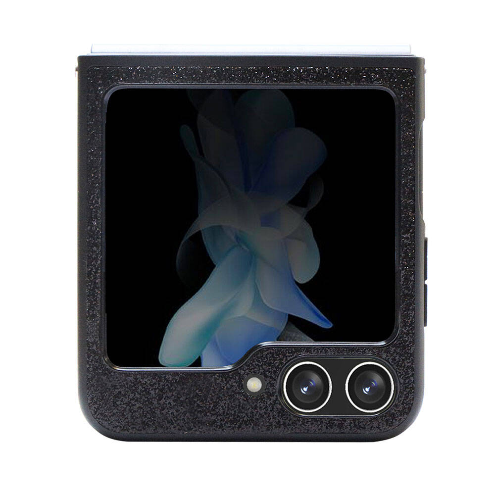 Galaxy Z Flip 5 Kılıf Guess Orijinal Lisanslı Yazı Logolu Glitter Script Kılıf