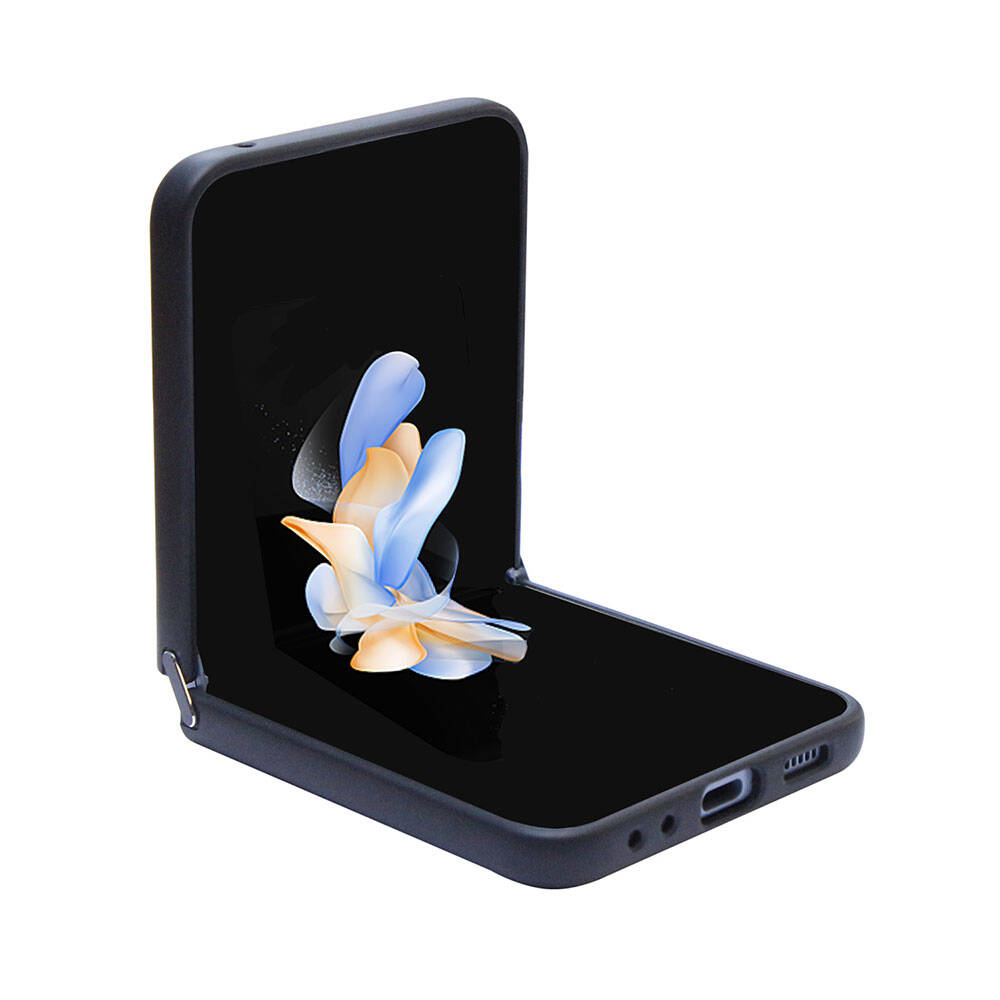 Galaxy Z Flip 5 Kılıf Guess Orijinal Lisanslı Yazı Logolu Glitter Script Kılıf