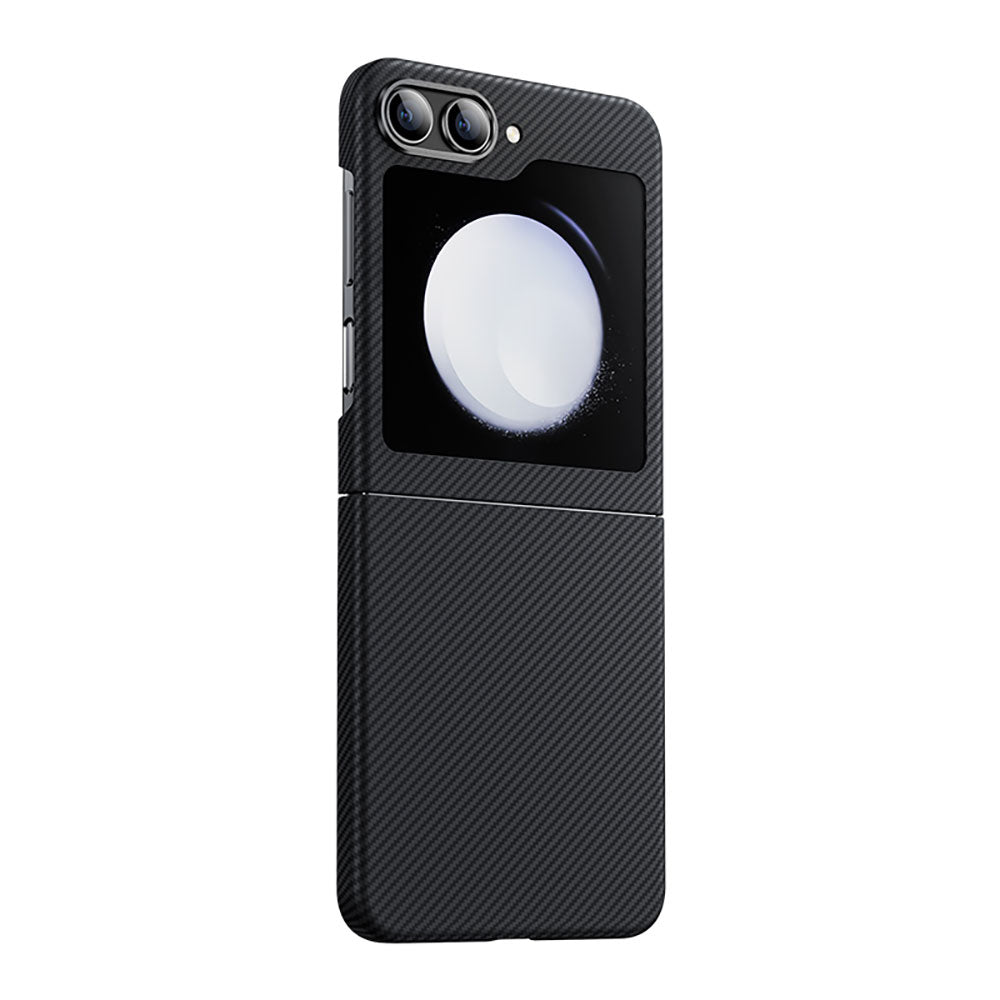 Galaxy Z Flip 5 Kılıf Karbon Fiber Benks Essential ArmorAir 600D Kevlar Kılıf