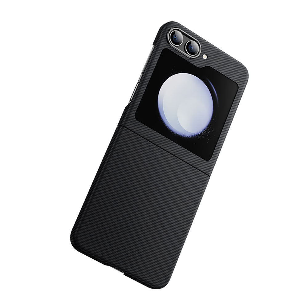Galaxy Z Flip 5 Kılıf Karbon Fiber Benks Essential ArmorAir 600D Kevlar Kılıf
