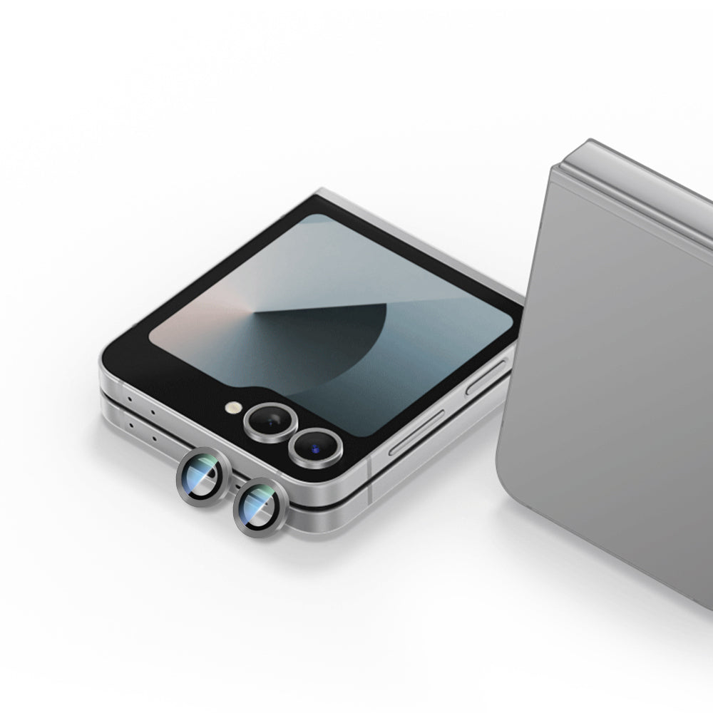 Galaxy Z Flip 6 CaseWorld Alloy Serisi Oleofobik Anti Reflective Kamera Lens Koruyucu