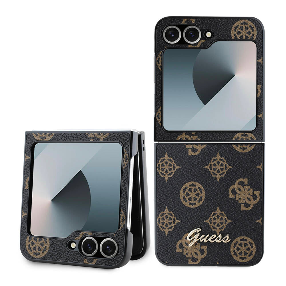 Galaxy Z Flip 6 Kılıf Guess Orijinal Lisanslı Peony Script Kılıf