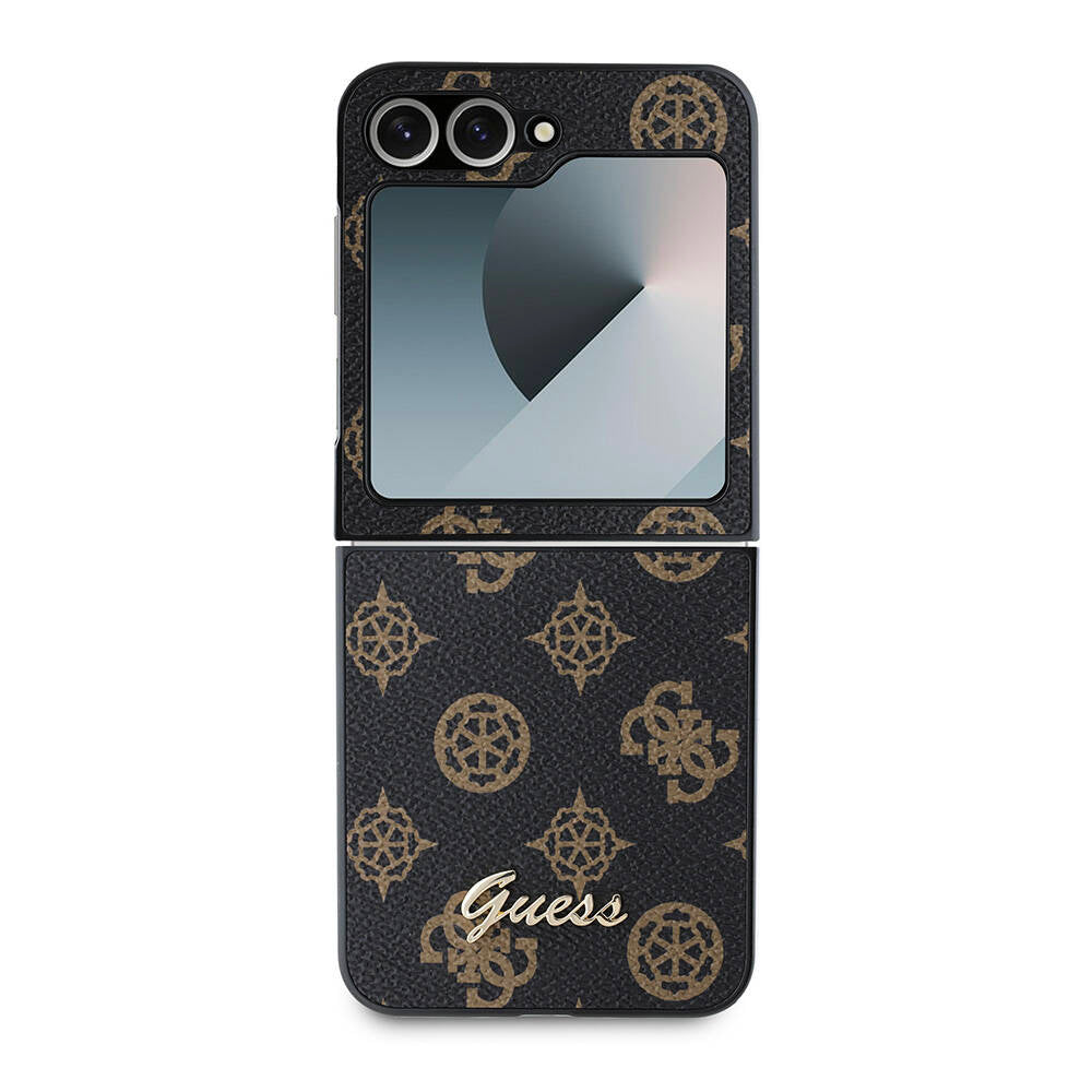 Galaxy Z Flip 6 Kılıf Guess Orijinal Lisanslı Peony Script Kılıf
