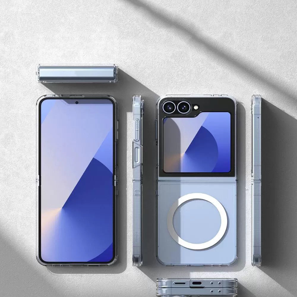 Galaxy Z Flip 6 Kılıf Kamera Korumalı M-safe Sert PC Zore Porto Kılıf