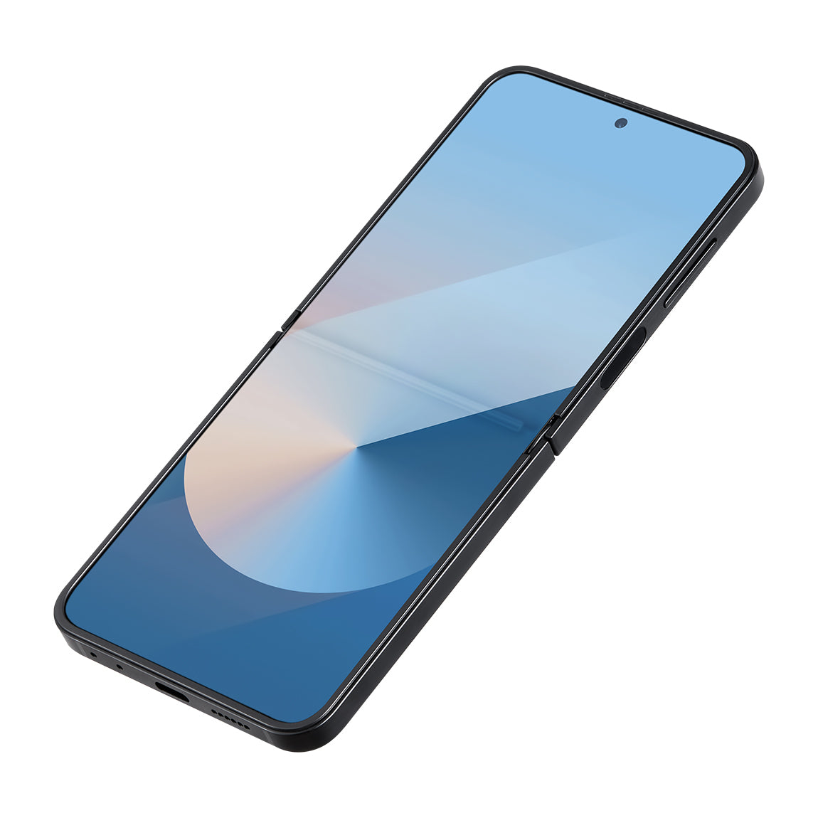 Galaxy Z Flip 6 Kılıf M-safe Şarj Özellikli 600D Aramid Karbon Fiber Pitaka Ultra-Slim Classic Serisi Black-Grey Twill Kılıf