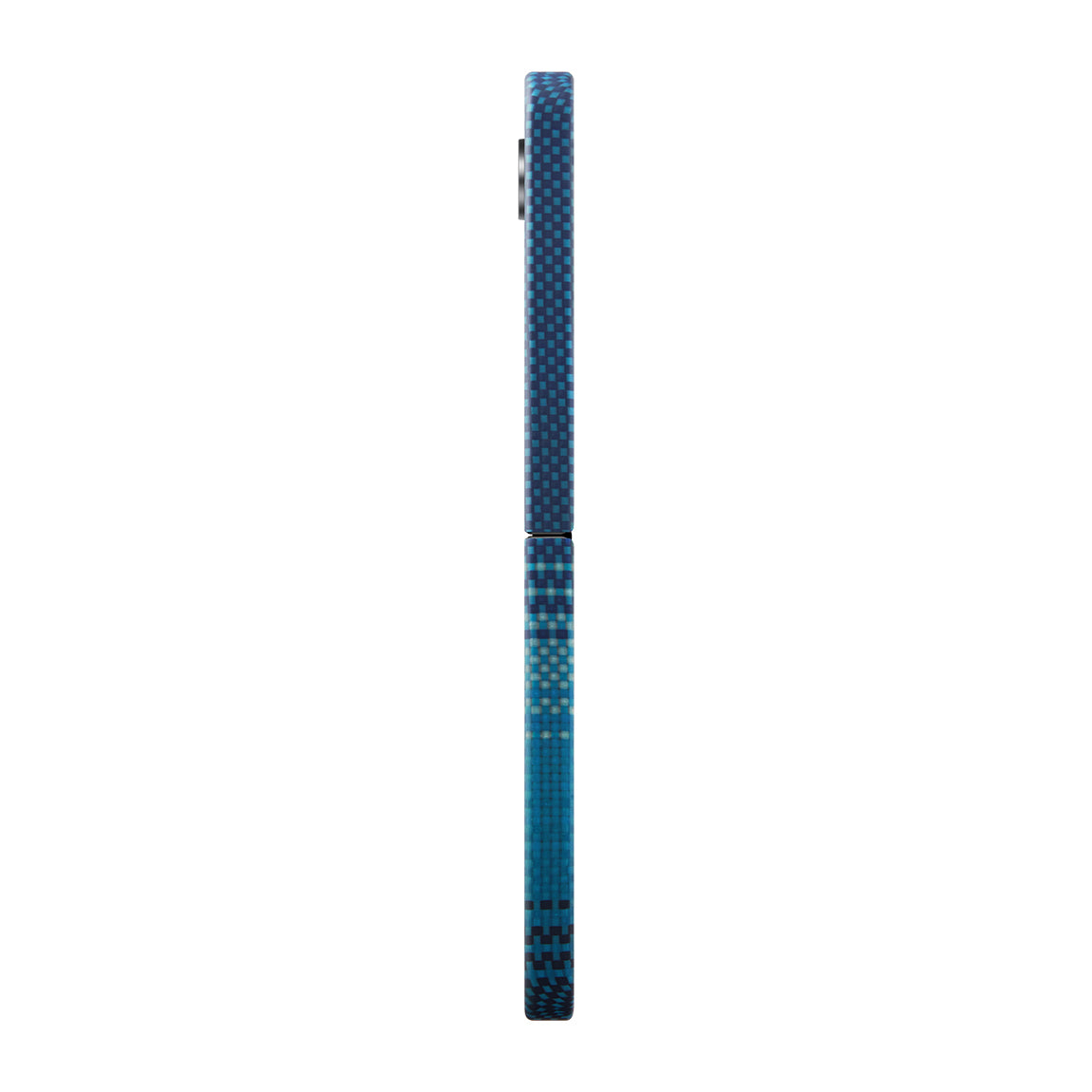 Galaxy Z Flip 6 Kılıf M-safe Şarj Özellikli Aramid Karbon Fiber Pitaka Tactile Woven Sunset-Moonrise Serisi Moonrise Kılıf