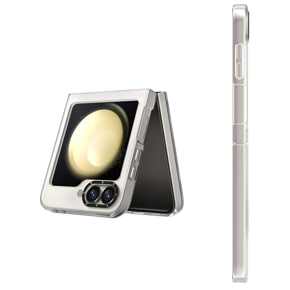 Galaxy Z Flip 6 Kılıf M-safe Şarj Özellikli Youngkit Hidden Sand Serisi Kılıf