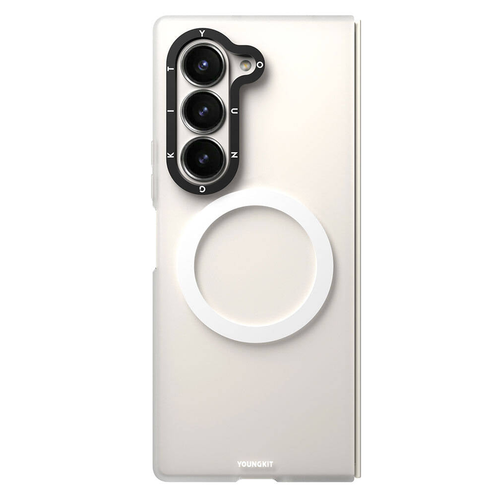 Galaxy Z Fold 6 Kılıf M-safe Şarj Özellikli Youngkit Hidden Sand Serisi Kılıf