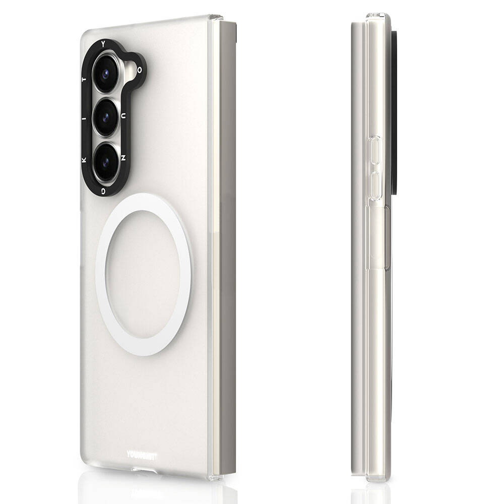 Galaxy Z Fold 6 Kılıf M-safe Şarj Özellikli Youngkit Hidden Sand Serisi Kılıf