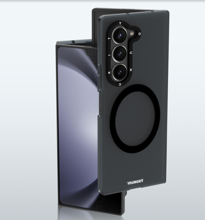 Galaxy Z Fold 6 Kılıf M-safe Şarj Özellikli Youngkit Hidden Sand Serisi Kılıf