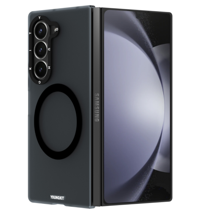 Galaxy Z Fold 6 Kılıf M-safe Şarj Özellikli Youngkit Hidden Sand Serisi Kılıf