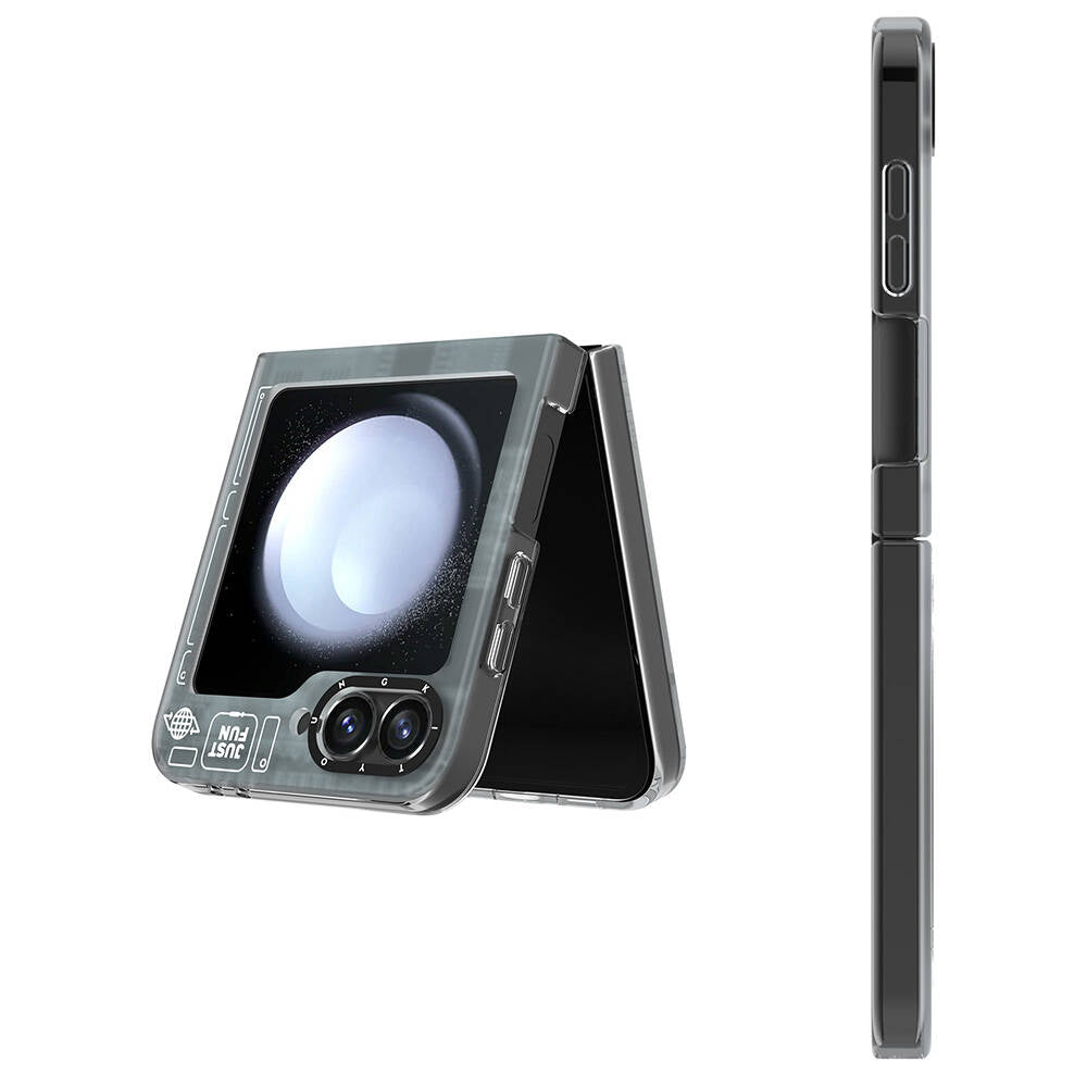 Galaxy Z Flip 6 Kılıf M-safe Şarj Özellikli Youngkit Technology Serisi Kılıf