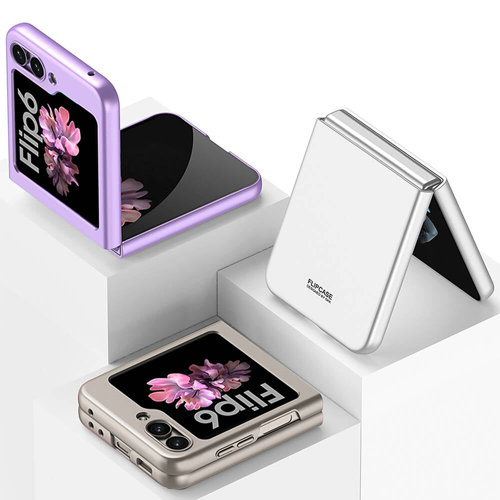 Galaxy Z Flip 6 Kılıf Zore Sert Kıpta Kılıf