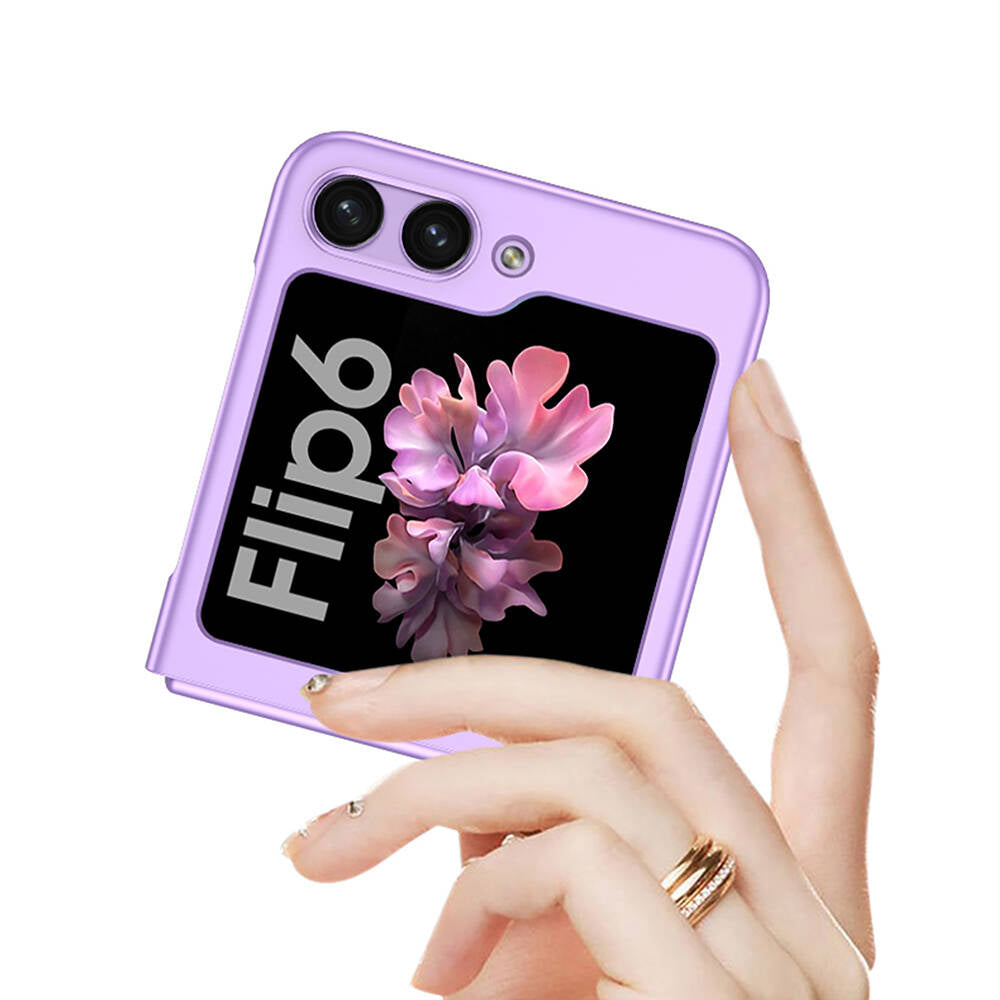 Galaxy Z Flip 6 Kılıf Zore Sert Kıpta Kılıf