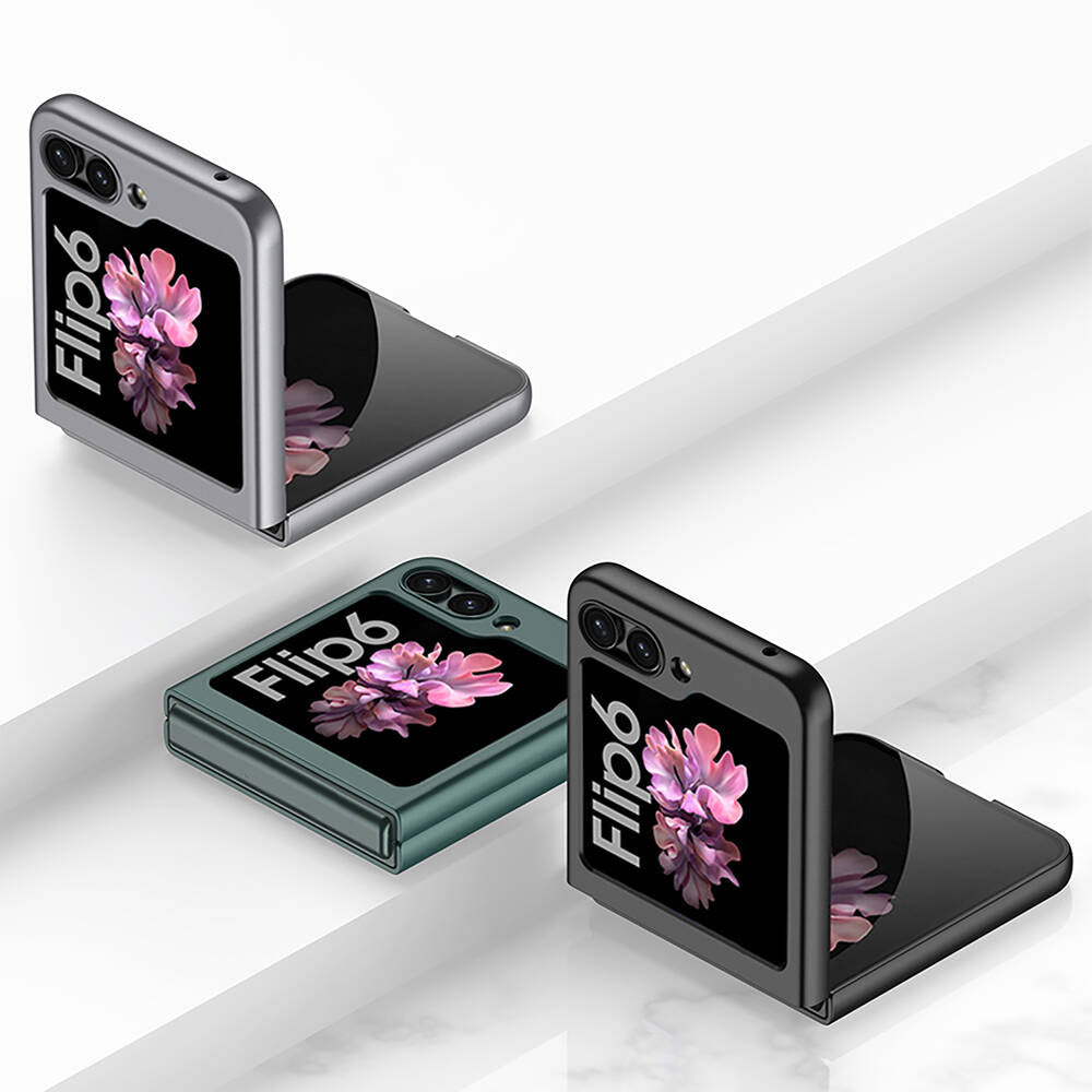Galaxy Z Flip 6 Kılıf Zore Sert Kıpta Kılıf